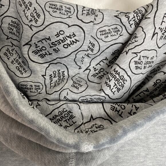 Disney Snow White Evil Queen Magic Mirror Zip Hoodie Sweatshirt Size Medium - Picture 4 of 6